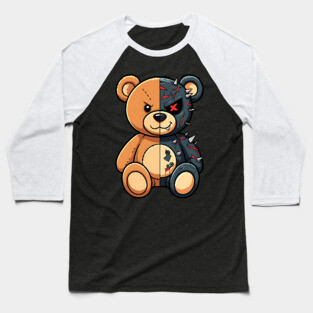 Good and Bad Teddy Baseball T-Shirt