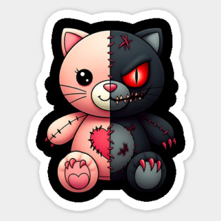 Good and Bad Kitty Magnet