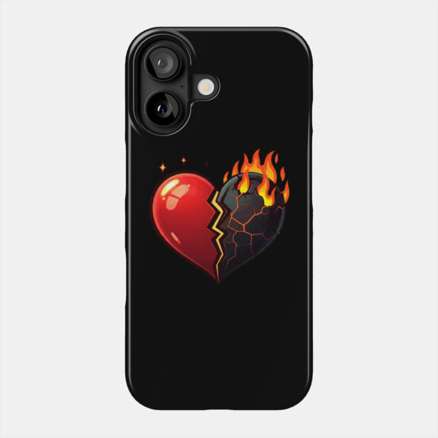 Hot Broken Heart Phone Case by UrbanLifeApparel