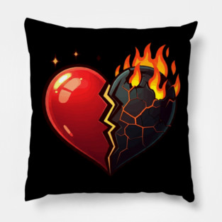 Hot Broken Heart Pillow