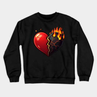 Hot Broken Heart Crewneck Sweatshirt