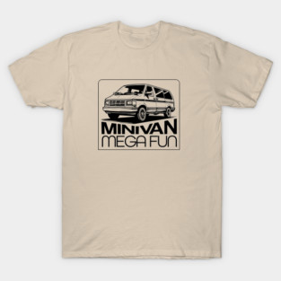 Funny Retro Minivan Mega Fun T-Shirt