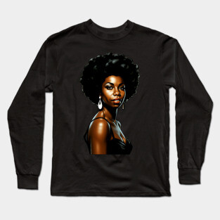 Nina Simone - Legend Long Sleeve T-Shirt