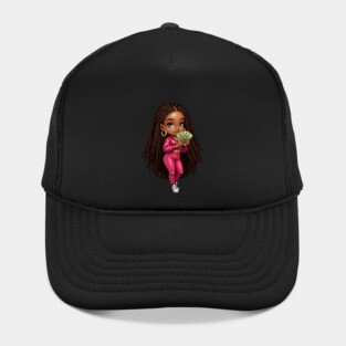 Boos Lady Making Money Hat