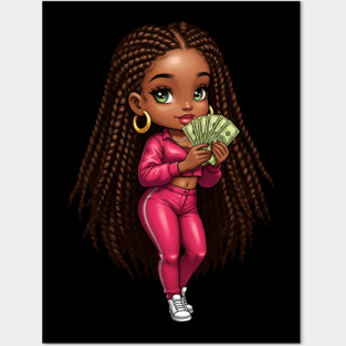 Boos Lady Making Money Posters and Art