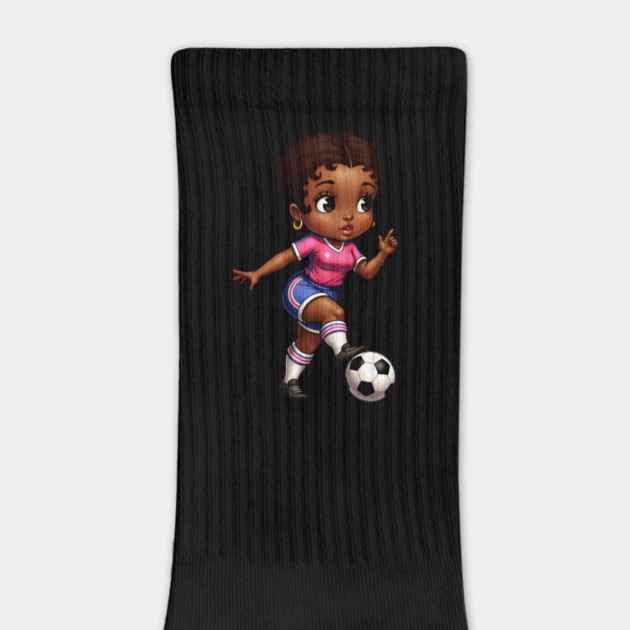 Black Girl Soccer by UrbanLifeApparel