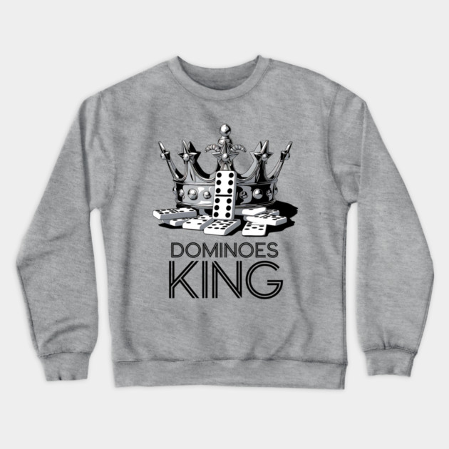 Dominoes King Crewneck Sweatshirt by UrbanLifeApparel