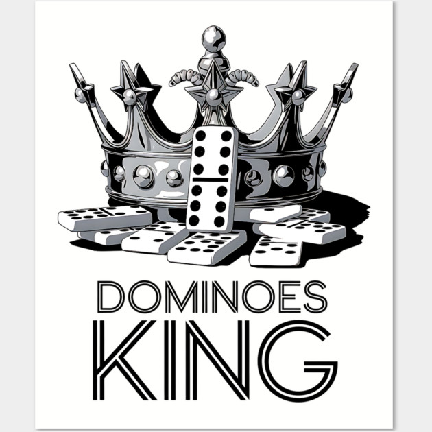 Dominoes King Wall Art by UrbanLifeApparel