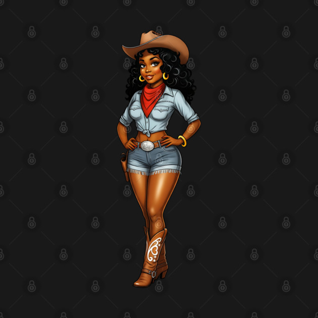 Black Cowgirl by UrbanLifeApparel