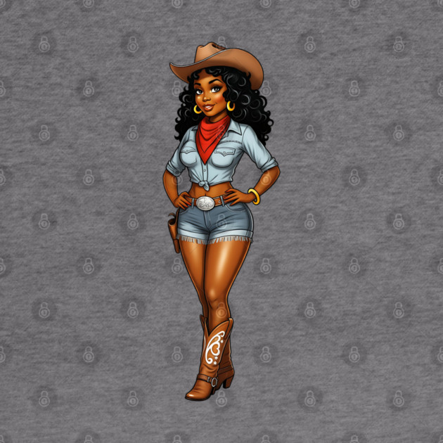 Black Cowgirl by UrbanLifeApparel