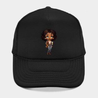 Chibi Black Girl Hat