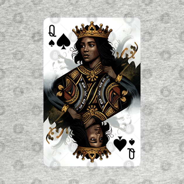 Black Queen of Spades 2 by UrbanLifeApparel