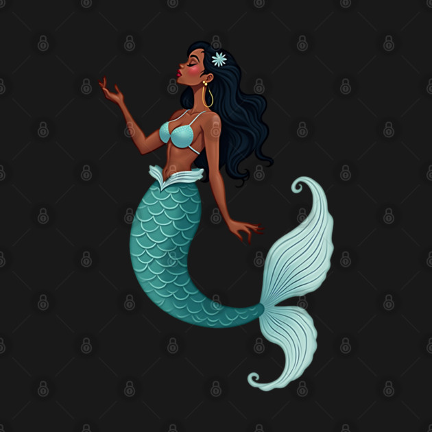 Black Mermaid by UrbanLifeApparel