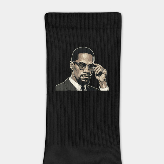 Malcolm X Portrait by UrbanLifeApparel