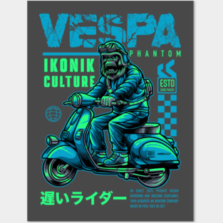 Vespa culture Posters and Art