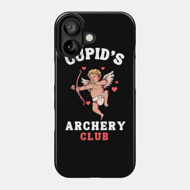 Cupid's Archery Club Phone Case by Demian Stipatio