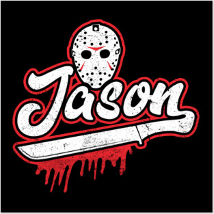 Jason Voorhees Logo Posters and Art