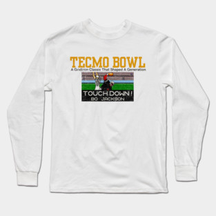 Tecmo Bowl Gaming Long Sleeve T-Shirt