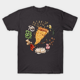 Pizza Mandala T-Shirt