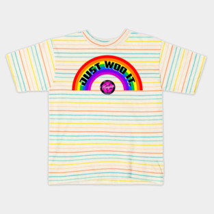 Just Woo It. Kids T-Shirt