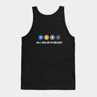 All Value is Belief Crypto Tank Top