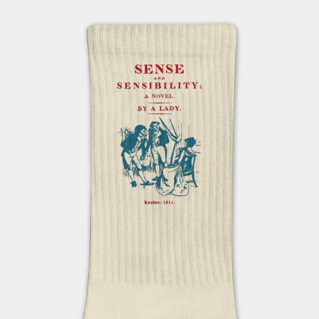 Sense and Sensibility Vintage Book Cover Art by TuncGK
