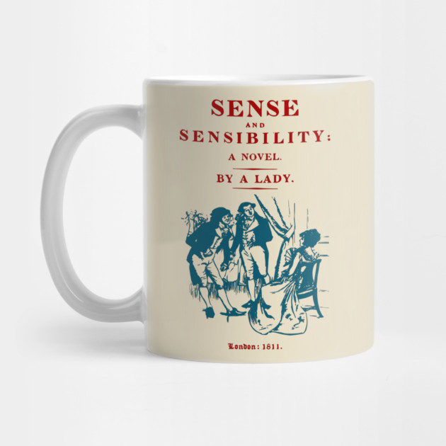 Sense and Sensibility Vintage Book Cover Art by TuncGK