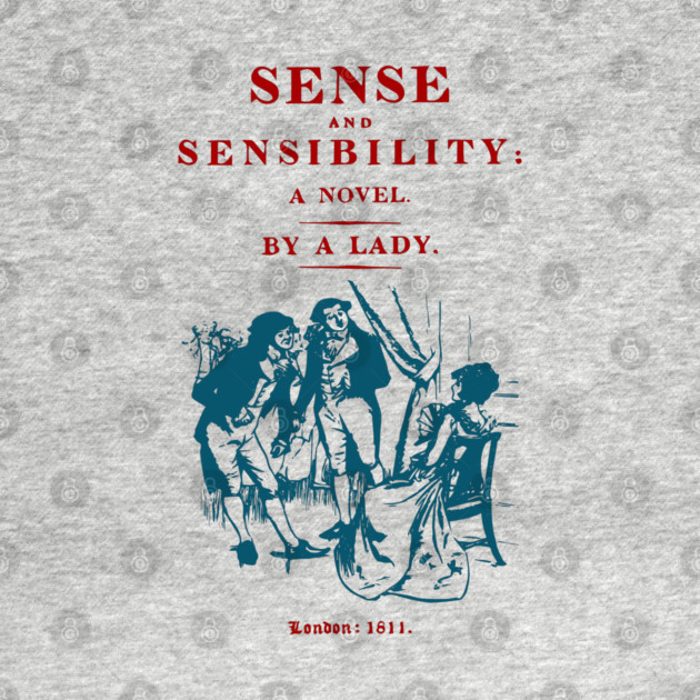 Sense and Sensibility Vintage Book Cover Art by TuncGK