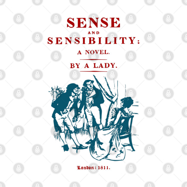 Sense and Sensibility Vintage Book Cover Art by TuncGK