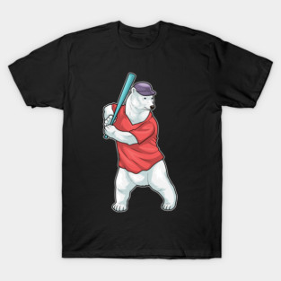 Polar bear Baseball Baseball bat T-Shirt