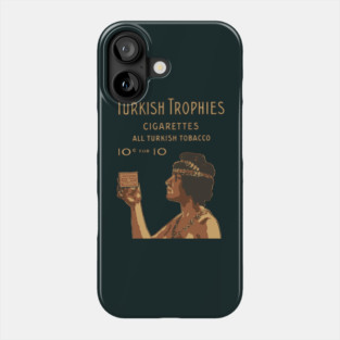 Turkish Trophies Vintage Cigarette Ad Art Phone Case