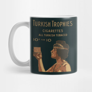 Turkish Trophies Vintage Cigarette Ad Art Mug