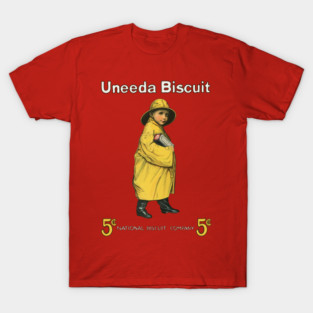 Uneeda Biscuit 5¢ Retro Advertising Art T-Shirt