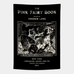 The Pink Fairy Book Cover by Andrew Lang Tapestry