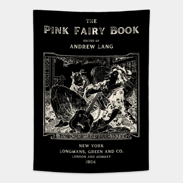 The Pink Fairy Book Cover by Andrew Lang Tapestry by TuncGK