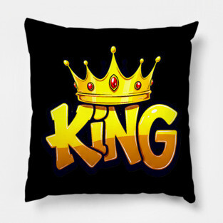 King Hip-Hop Style Graffiti Pillow
