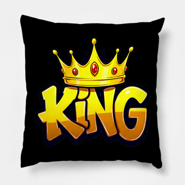 King Hip-Hop Style Graffiti Pillow by UrbanLifeApparel