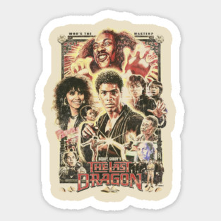 Retro Movie The Last dragon Sticker