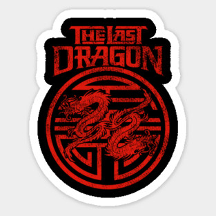 Vintage The Last Dragon Sticker