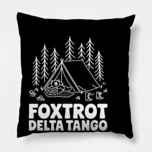 Foxtrot-Delta-Tango Pillow