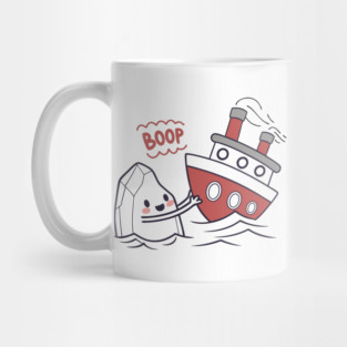 Funny Iceberg Ship Boop Mug