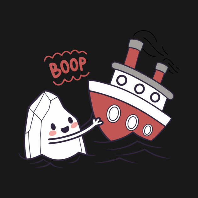 Funny Iceberg Ship Boop by The WYLD Tribe