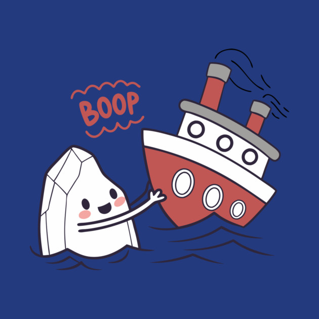 Funny Iceberg Ship Boop by The WYLD Tribe