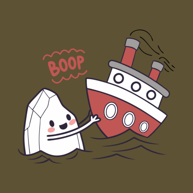 Funny Iceberg Ship Boop by The WYLD Tribe