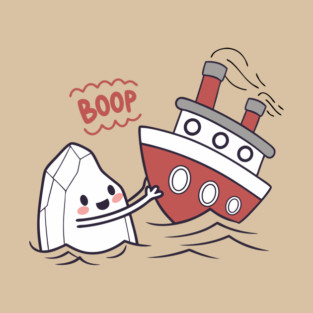 Funny Iceberg Ship Boop T-Shirt