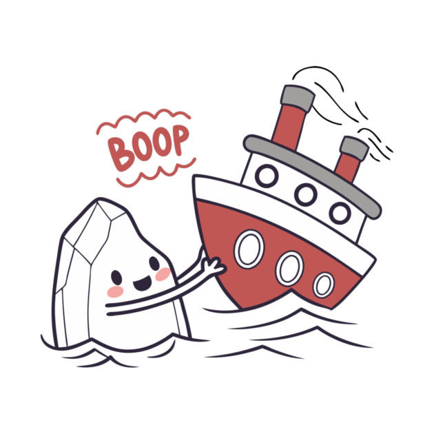 Funny Iceberg Ship Boop by The WYLD Tribe