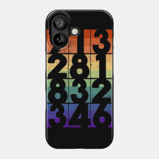 Houston Area Codes Gay Pride Flag Phone Case