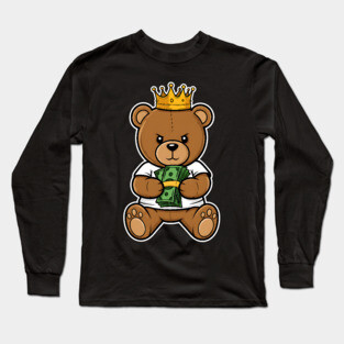 Teddy Bear - Get Money Long Sleeve T-Shirt