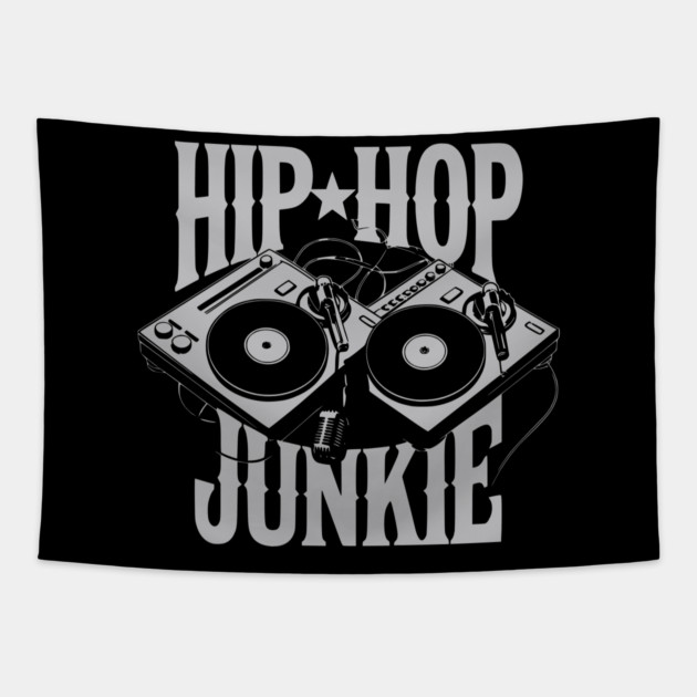 Hip-Hop Junkie Tapestry by UrbanLifeApparel
