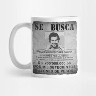 Narcos - Wanted: Pablo Escobar Mug